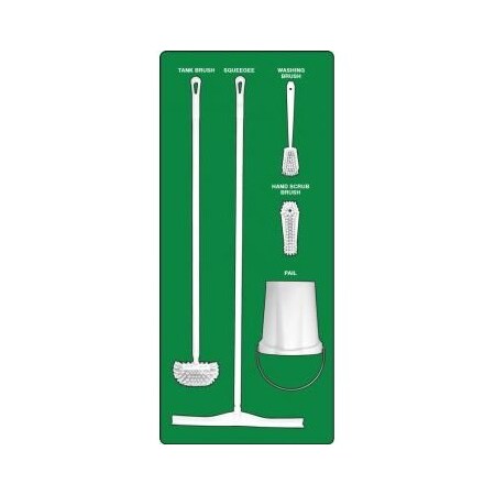 Accuform WET ZONE STOREBOARDS MAXDUTY PSB613GNWT PSB613GNWT